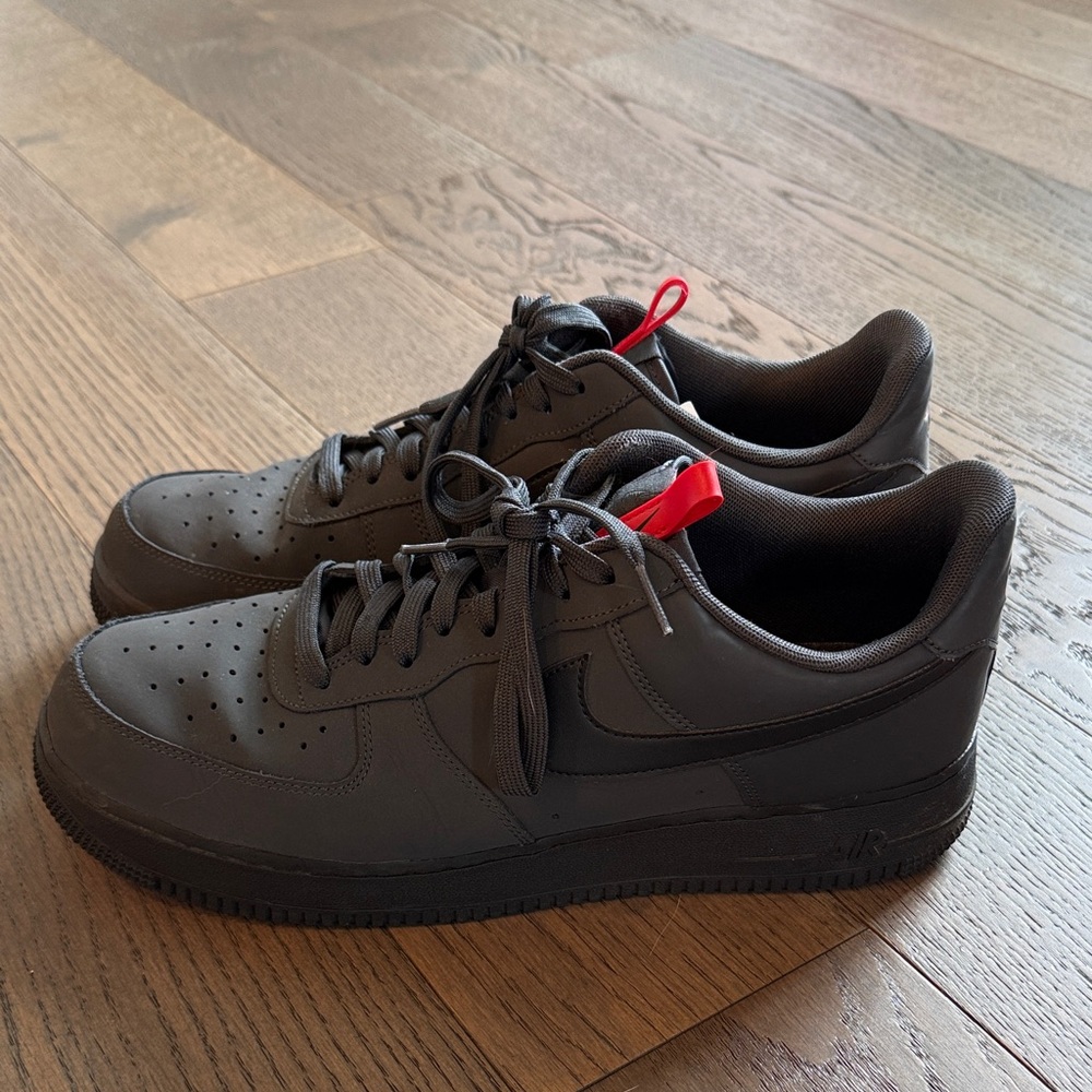 Men's Nike Anthracite Air Force Ones
